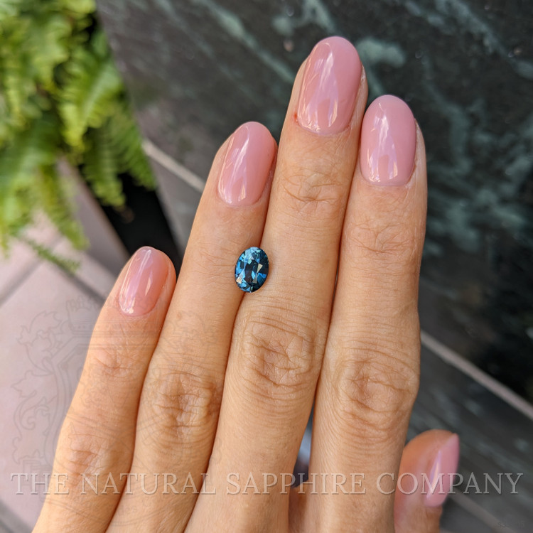 1.59 Ct. Greenish Blue Sapphire from Madagascar