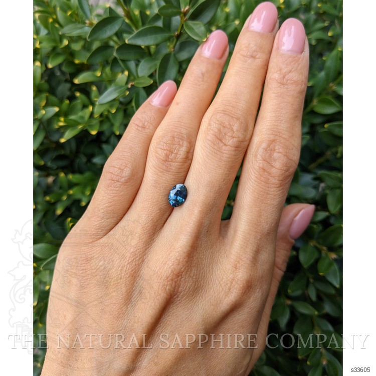 1.59 Ct. Greenish Blue Sapphire from Madagascar