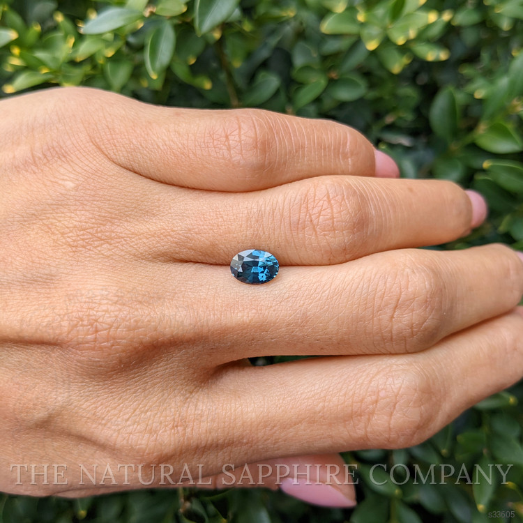 1.59 Ct. Greenish Blue Sapphire from Madagascar