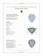 1.57 Ct. Yellowish Green Sapphire from Madagascar 3 D Scan Report