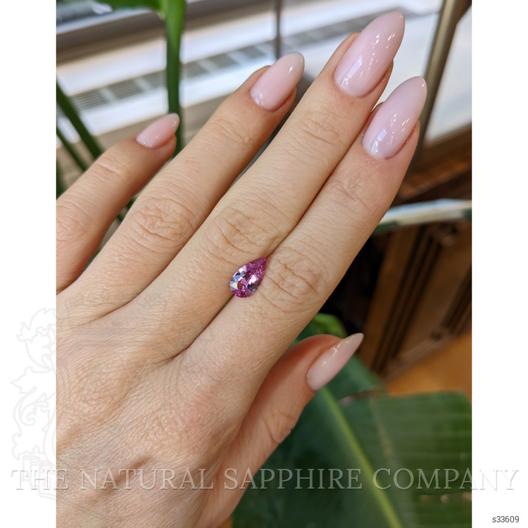 1.35 Ct. Purplish Pink Sapphire from Ceylon (Sri Lanka)