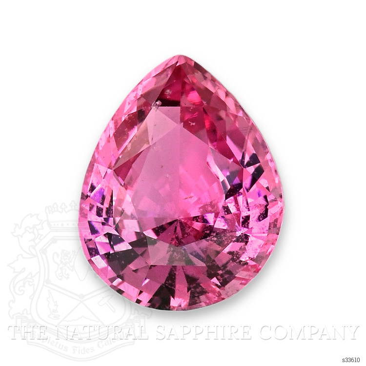 3.02 Ct. Reddish Pink Sapphire from Ceylon (Sri Lanka)