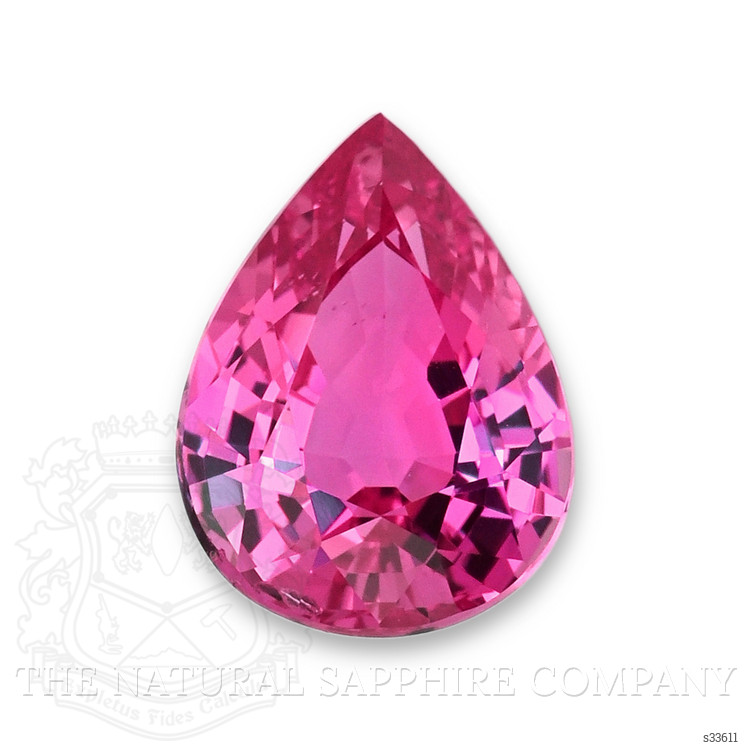 3.03 Ct. Reddish Pink Sapphire from Ceylon (Sri Lanka)