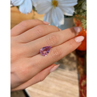 4.56 Ct. Purplish Pink Sapphire from Ceylon (Sri Lanka) Life Style