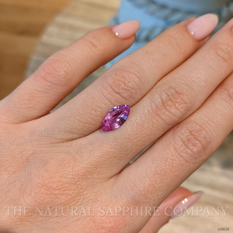 1.71 Ct. Pink Sapphire from Ceylon (Sri Lanka)