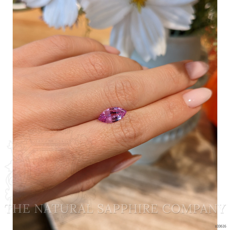 1.71 Ct. Pink Sapphire from Ceylon (Sri Lanka)