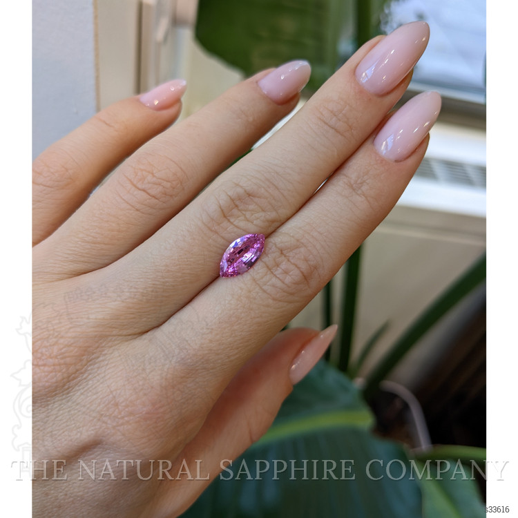 1.71 Ct. Pink Sapphire from Ceylon (Sri Lanka)
