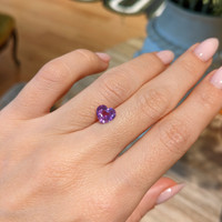 1.64 Ct. Purple Sapphire from Ceylon (Sri Lanka) Life Style