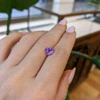 1.64 Ct. Purple Sapphire from Ceylon (Sri Lanka) Life Style