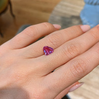 2.03 Ct. Pink Sapphire from Ceylon (Sri Lanka) Life Style