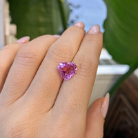 4.17 Ct. Pink Sapphire from Madagascar Life Style