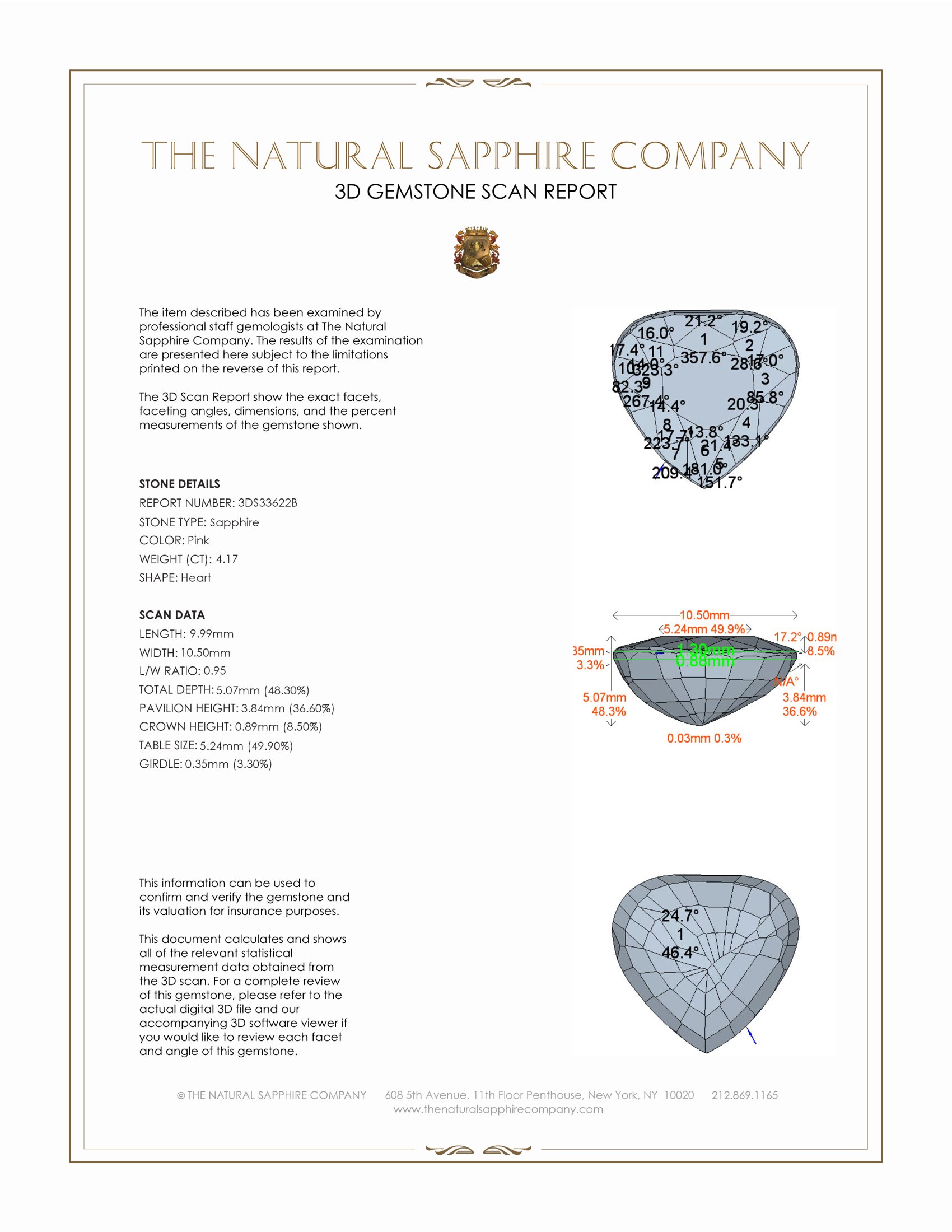 4.17 Ct. Pink Sapphire from Madagascar