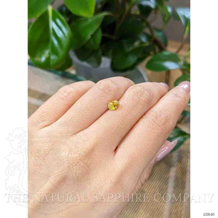 1.12 Ct. Yellow Sapphire from Montana
