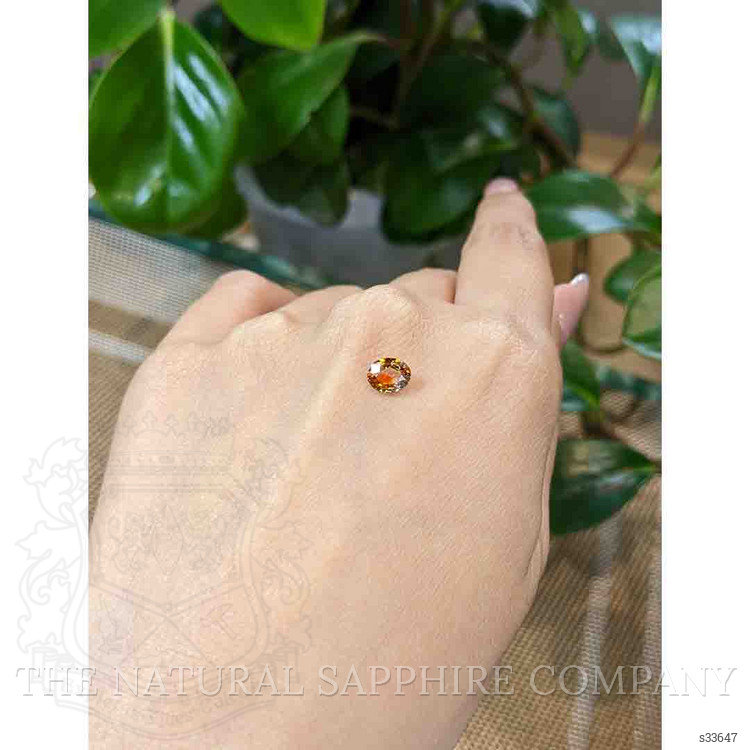 1.08 Ct. Bi Color Sapphire from Montana