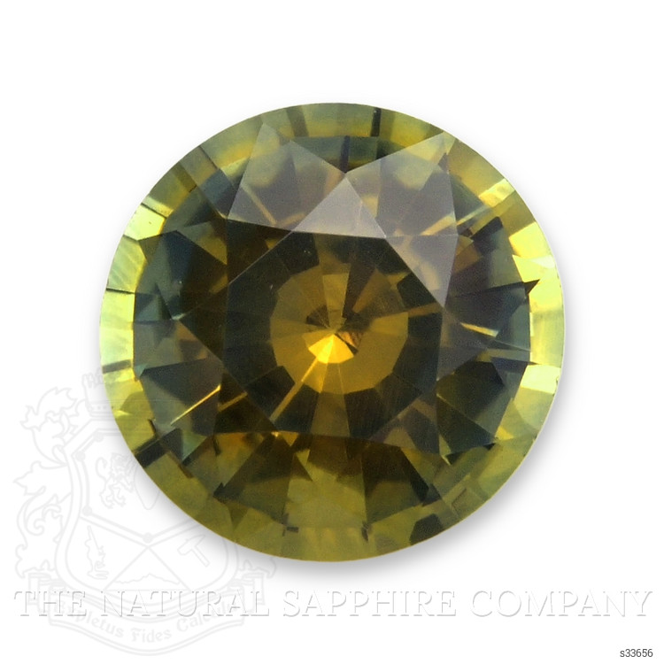 0.79 Ct. Yellowish Green Sapphire from Montana