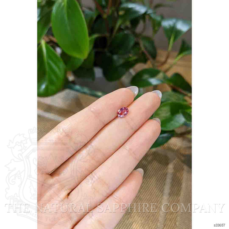 1.04 Ct. Bi Color Sapphire from Montana
