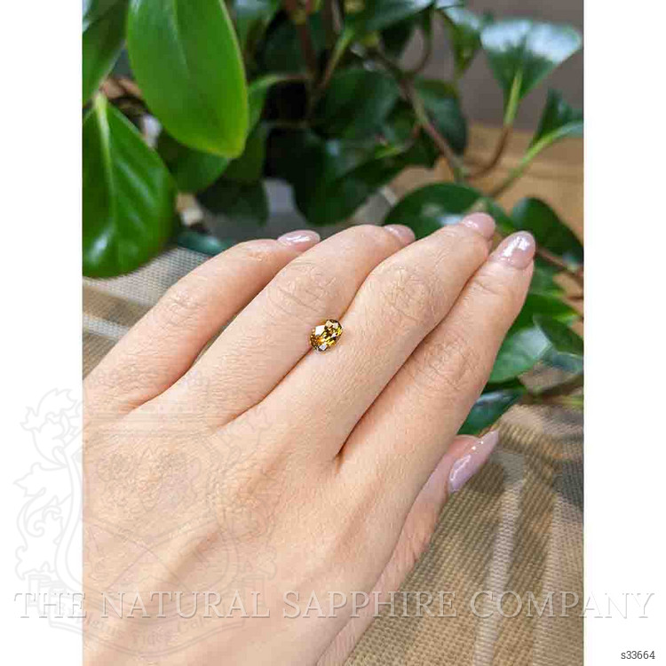 1.17 Ct. Bi Color Sapphire from Montana