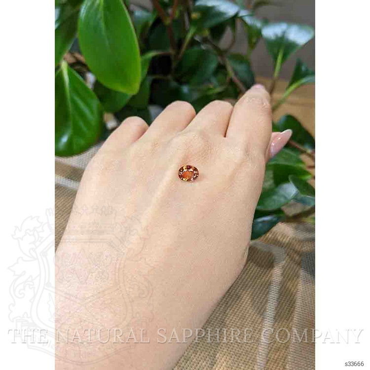 1.42 Ct. Bi Color Sapphire from Montana
