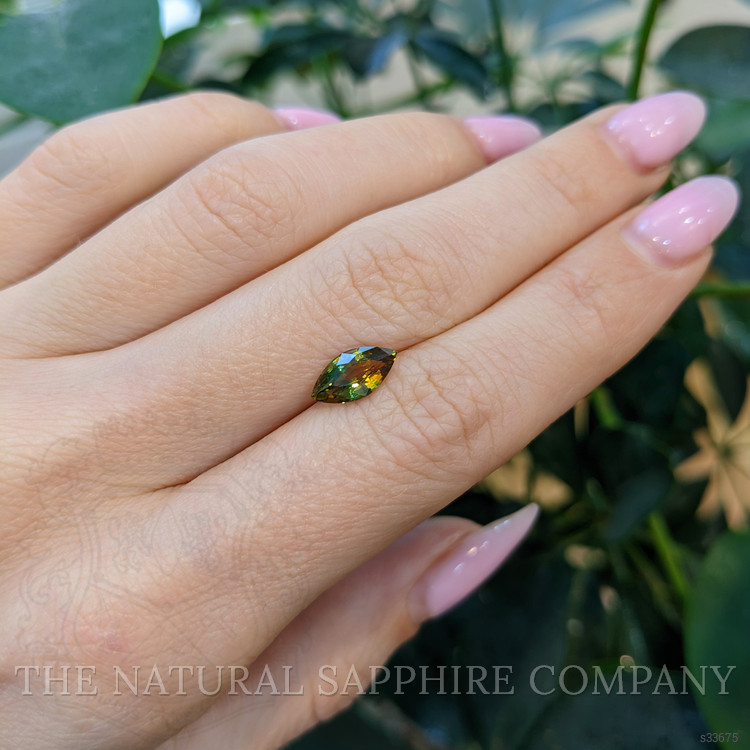 1.49 Ct. Bi Color Sapphire from Montana