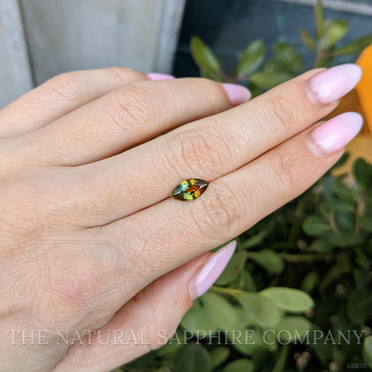 1.49 Ct. Bi Color Sapphire from Montana