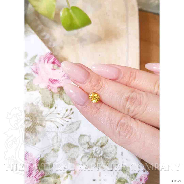 1.55 Ct. Yellow Sapphire from Montana