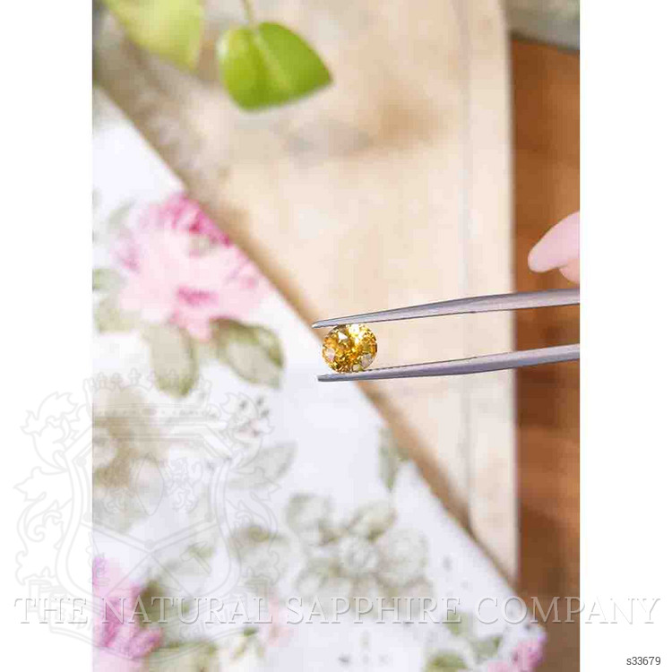 1.55 Ct. Yellow Sapphire from Montana