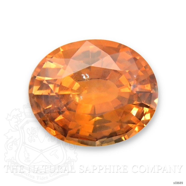 1.24 Ct. Orange Sapphire from Montana