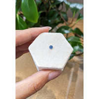 0.44 Ct. Blue Cabochon Sapphire from Thailand Life Style