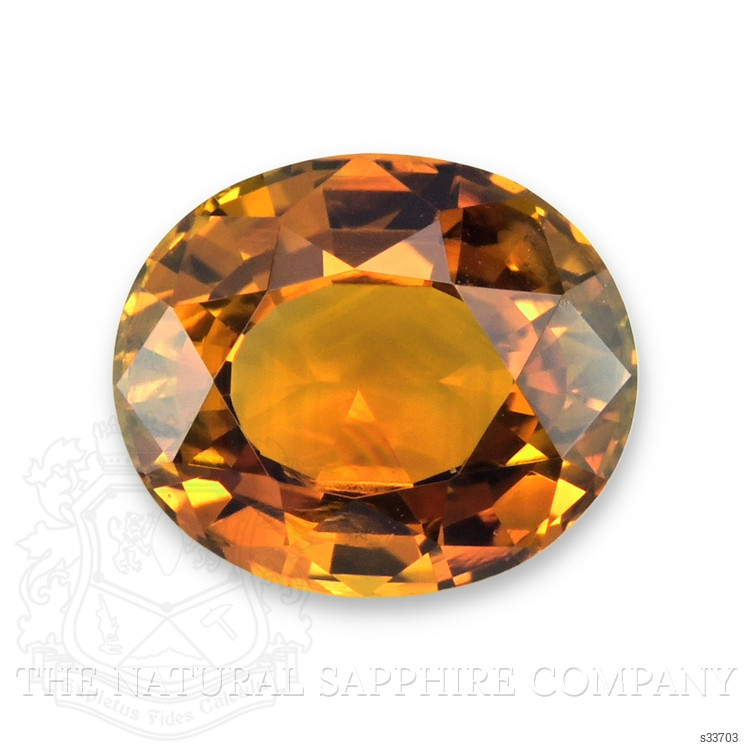 1.30 Ct. Orange Sapphire from Montana