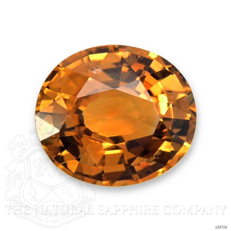 1.02 Ct. Orangish Brown Sapphire from Montana