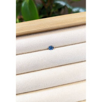 0.28 Ct. Blue Sapphire from Thailand Life Style