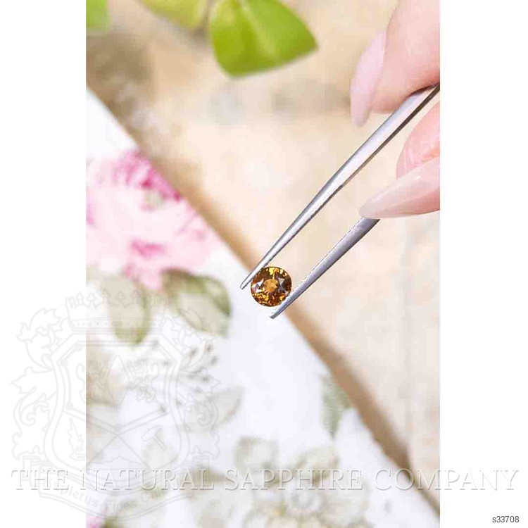 1.10 Ct. Orange Sapphire from Montana