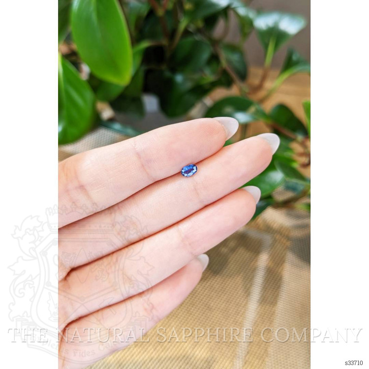 0.28 Ct. Blue Sapphire from Thailand