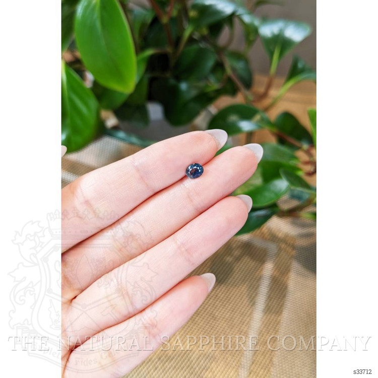 0.75 Ct. Blue Sapphire from Thailand
