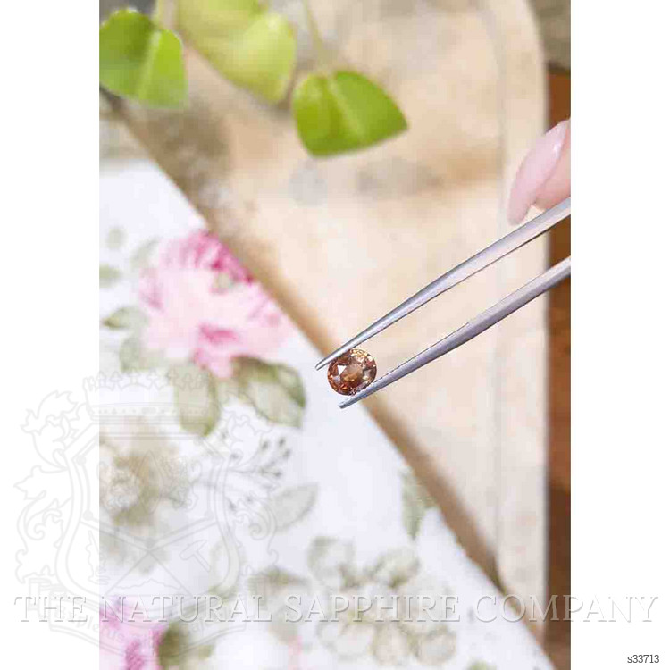 1.27 Ct. Orangish Brown Sapphire from Montana
