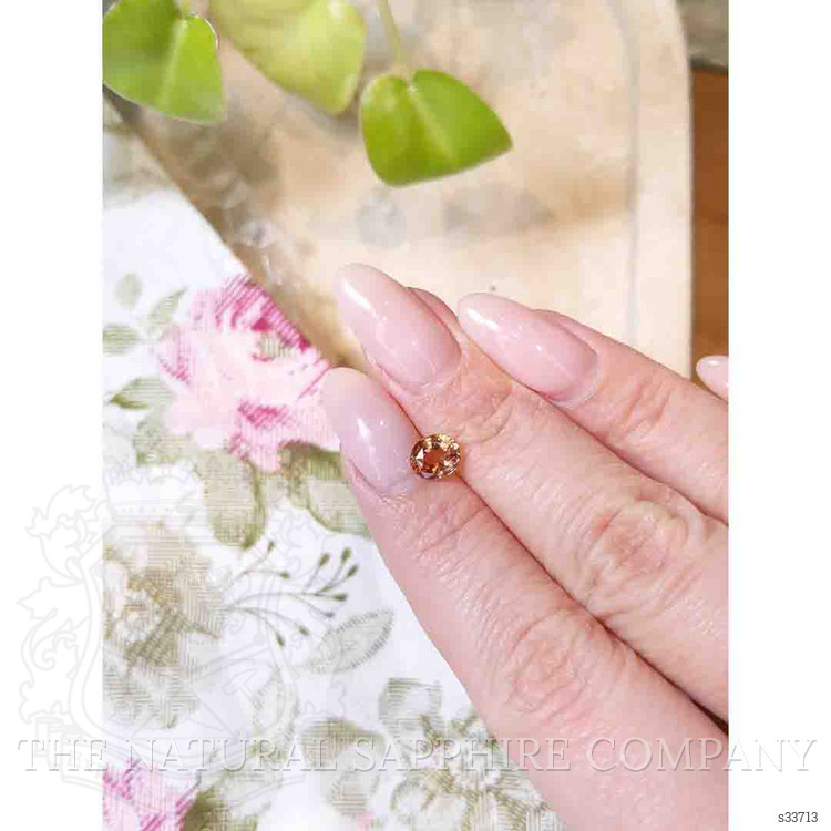 1.27 Ct. Orangish Brown Sapphire from Montana