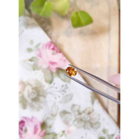 1.21 Ct. Orange Sapphire from Montana Life Style