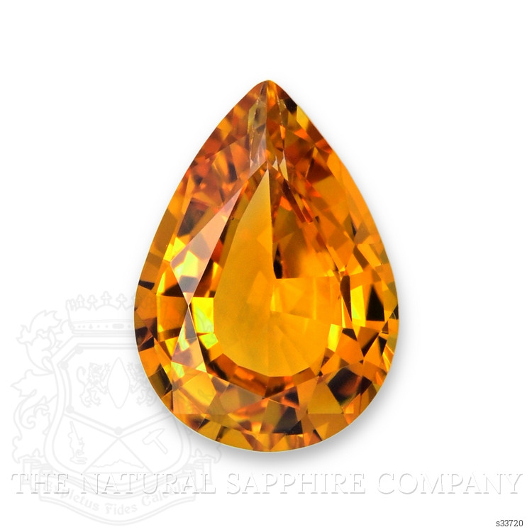 1.62 Ct. Orange Sapphire from Montana