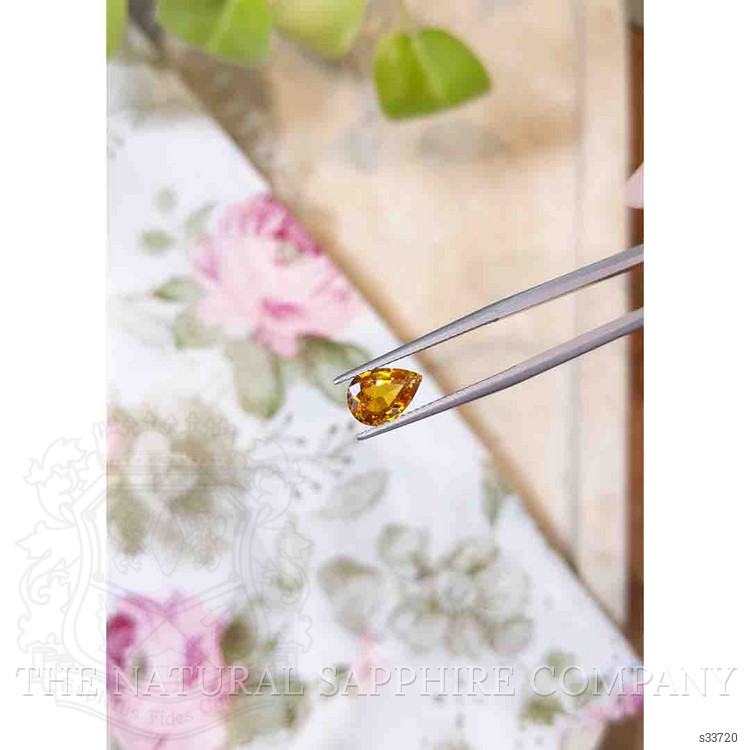 1.62 Ct. Orange Sapphire from Montana