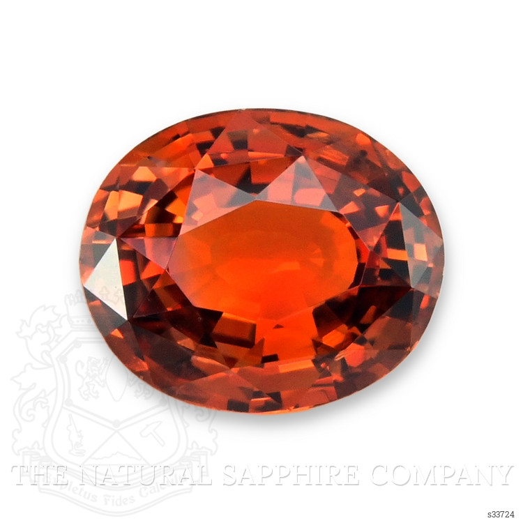 1.05 Ct. Reddish Orange Sapphire from Montana