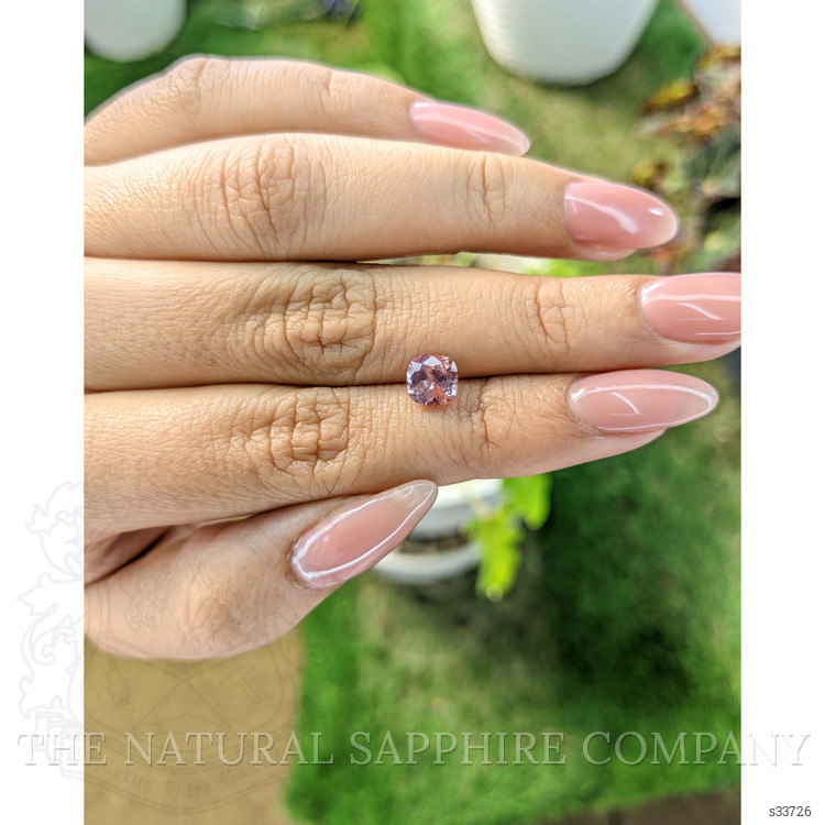 1.21 Ct. Pinkish Brown Sapphire from Ceylon (Sri Lanka)