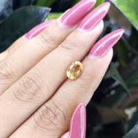 2.00 Ct. Padparadscha Sapphire from Madagascar Life Style