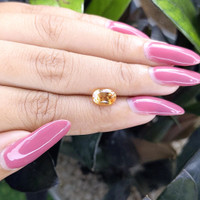 2.00 Ct. Padparadscha Sapphire from Madagascar Life Style