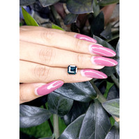 2.54 Ct. Greenish Blue Sapphire from Madagascar Life Style