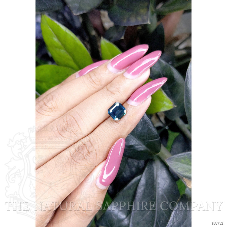 2.54 Ct. Greenish Blue Sapphire from Madagascar