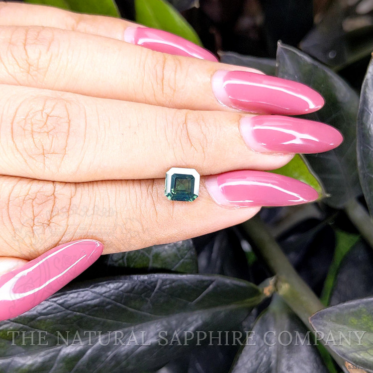 1.32 Ct. Bluish Green Sapphire from Madagascar