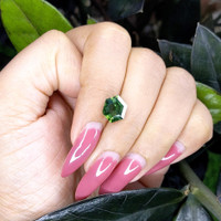 3.00 Ct. Green Sapphire from Australia Life Style