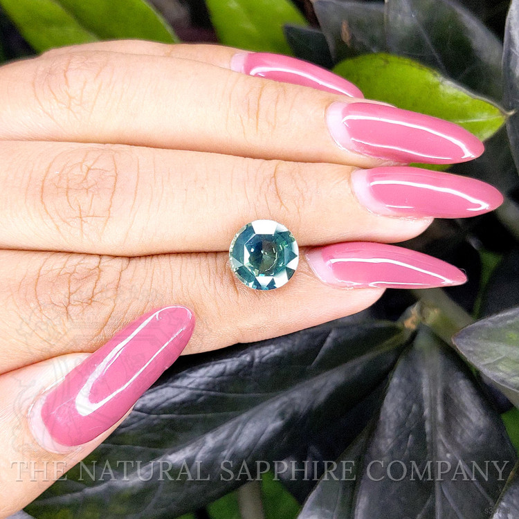 4.03 Ct. Bluish Green Sapphire from Madagascar