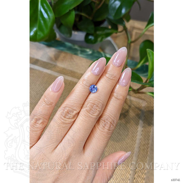 1.27 Ct. Blue Sapphire from Ceylon (Sri Lanka)