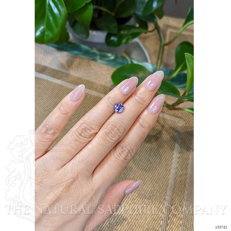 1.57 Ct. Color Change Sapphire from Ceylon (Sri Lanka)